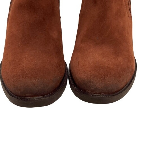 Bos & Co Belfield Waterproof Suede Leopard Print Booties Brown EU 41 / US 10.5 - Picture 6 of 10